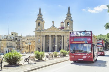 City Sightseeing hop-on hop-off boat and bus tour of Malta